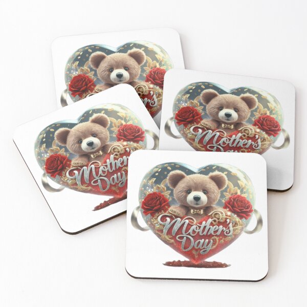 Item preview, bear with crystal heart for mam Mothers Day designed and sold by Expressions-Sel.