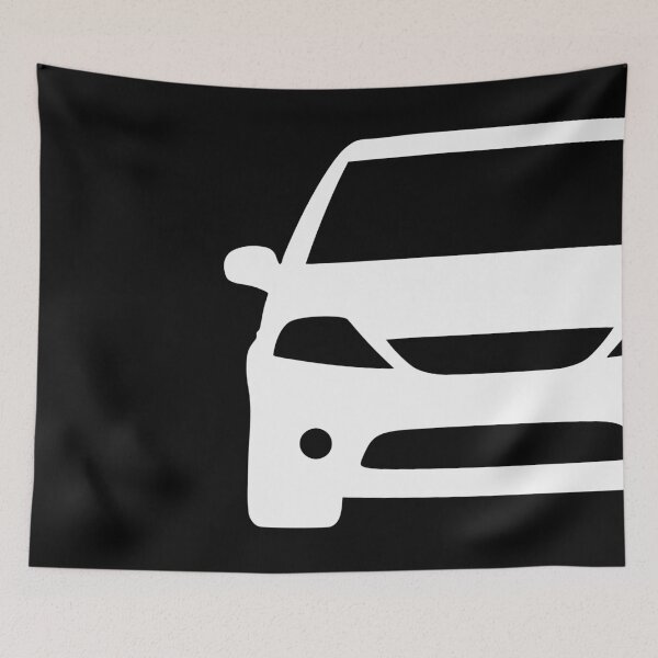 Item preview, Citroen C3 2002-2008 square white silhouette designed and sold by EdimDesign.