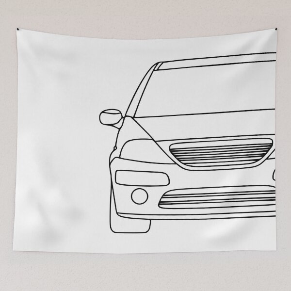 Item preview, Citroen C3 2002-2008 square detailed black lined designed and sold by EdimDesign.