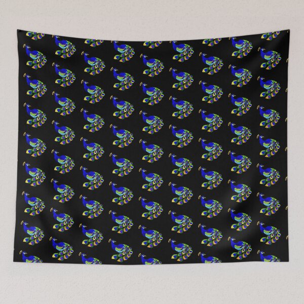 Item preview, Peacock Stained Glass Design: Eye-Catching T-Shirt Print designed and sold by Gatsbird Design.