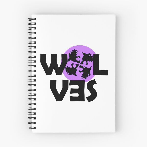Item preview, Purple Wolves in the Moon designed and sold by the Zarock Shop.