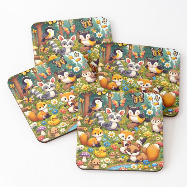 Item preview, Cute Creatures of the Forest , Cute Animals Inspired Design designed and sold by GPrint001.