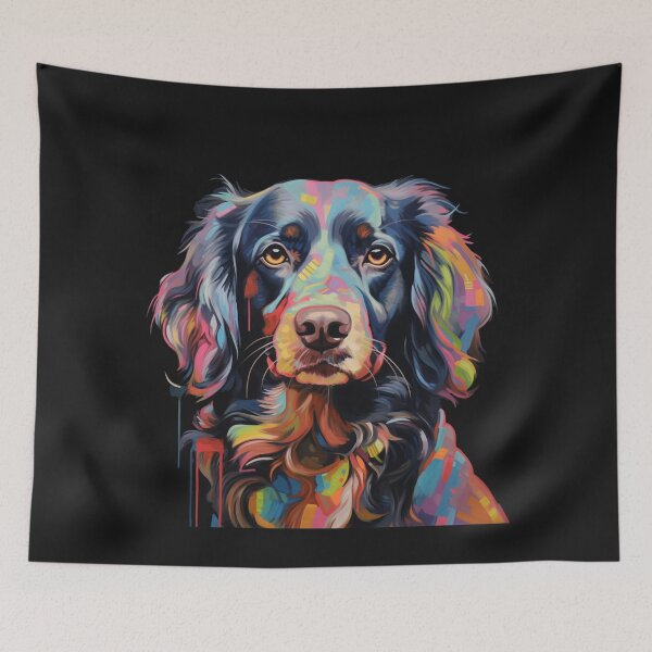 Item preview, Dachshund adult dog animal pet realistic painted portrait fur nose designed and sold by G-M-Designs.