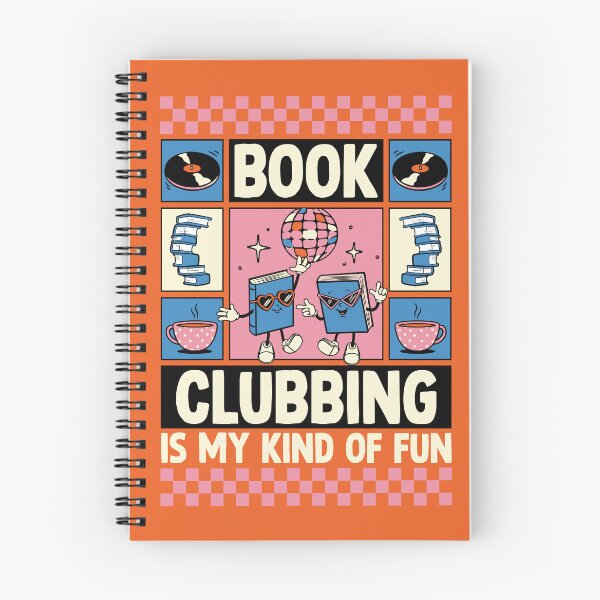 Item preview, book clubbing is my kind of fun designed and sold by indiebookster.