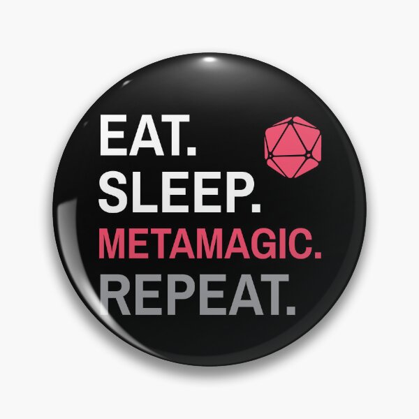 Item preview, D&D Sorcerer Metamagic - Eat Sleep Repeat designed and sold by sunburstrpg.