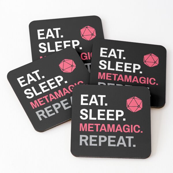 Item preview, D&D Sorcerer Metamagic - Eat Sleep Repeat designed and sold by sunburstrpg.