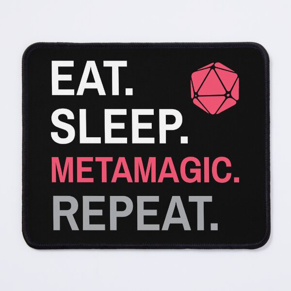 Item preview, D&D Sorcerer Metamagic - Eat Sleep Repeat designed and sold by sunburstrpg.