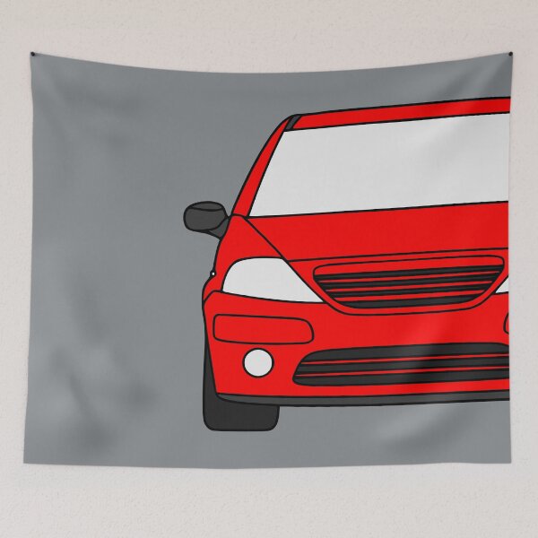 Aperçu de l'œuvre Citroën C3 2002-2008 rouge créée et vendue par EdimDesign.