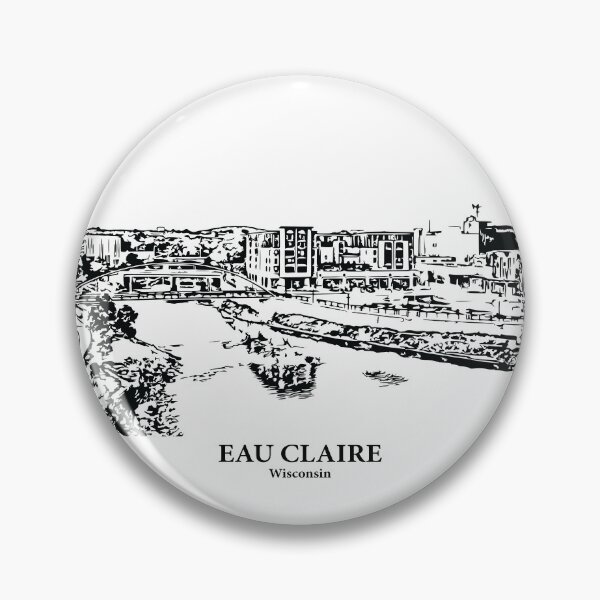 Item preview, Eau Claire - Wisconsin designed and sold by Lakeric Cityscapes.