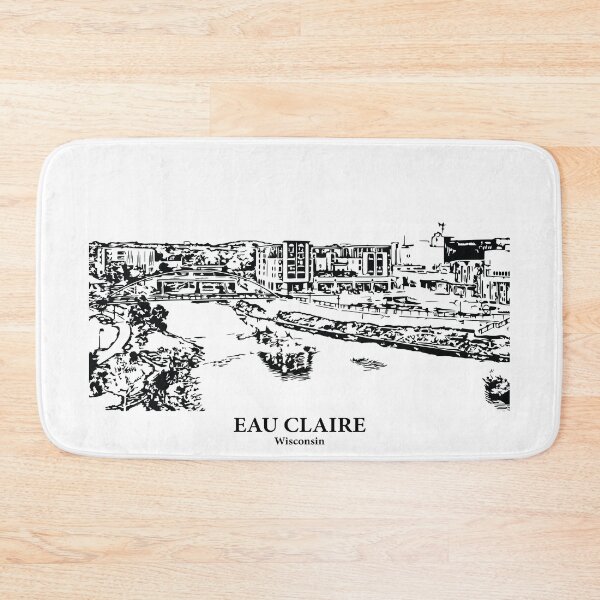 Item preview, Eau Claire - Wisconsin designed and sold by Lakeric Cityscapes.