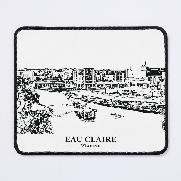 Item preview, Eau Claire - Wisconsin designed and sold by Lakeric Cityscapes.