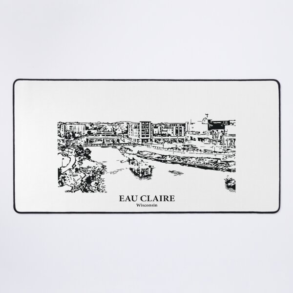 Item preview, Eau Claire - Wisconsin designed and sold by Lakeric Cityscapes.