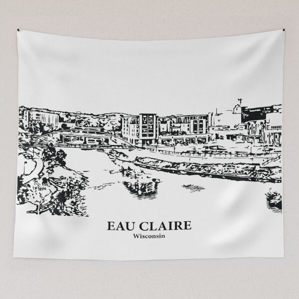 Item preview, Eau Claire - Wisconsin designed and sold by Lakeric Cityscapes.