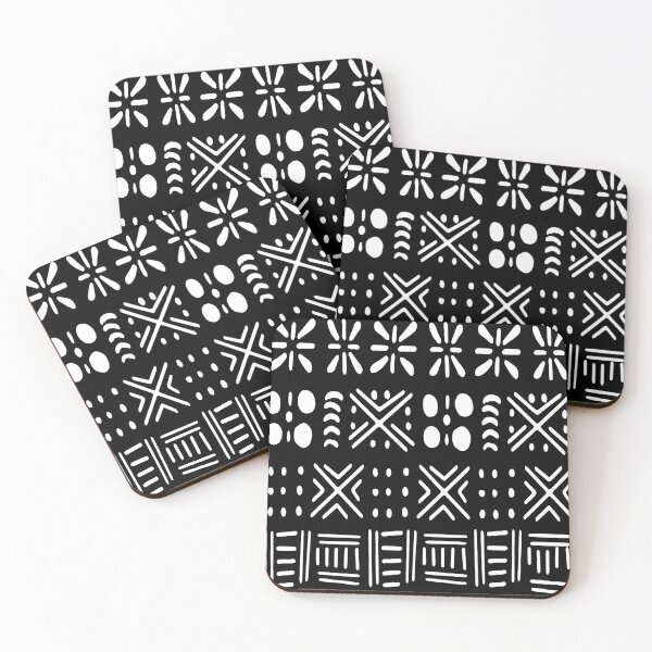 Aperçu de l'œuvre Motif ethnique traditionnel africain Bogolan créée et vendue par Wolagno.