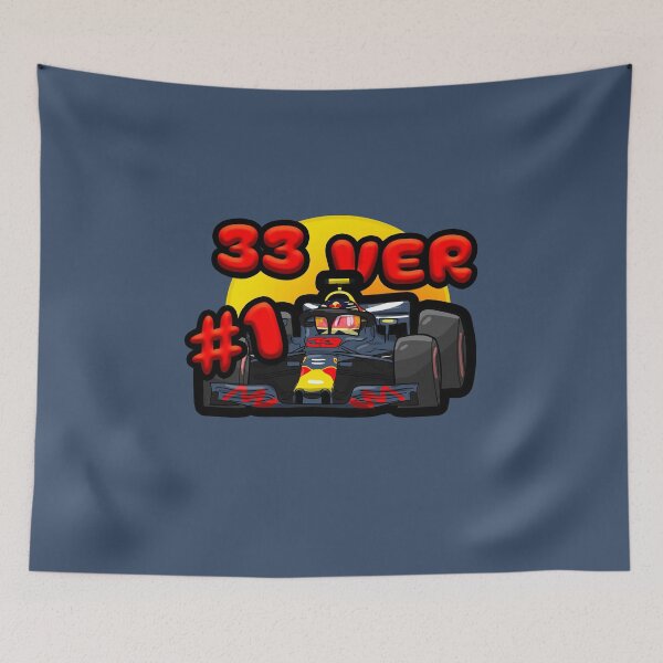 Item preview, Max Verstappen RedBull Formula One Cartoon 33 #1 designed and sold by MonkiFlipp.