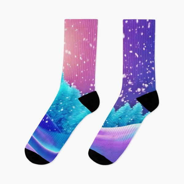 Item preview, Turquoise & Dark Blue Snow designed and sold by Health And Fitness Posts e-Store.
