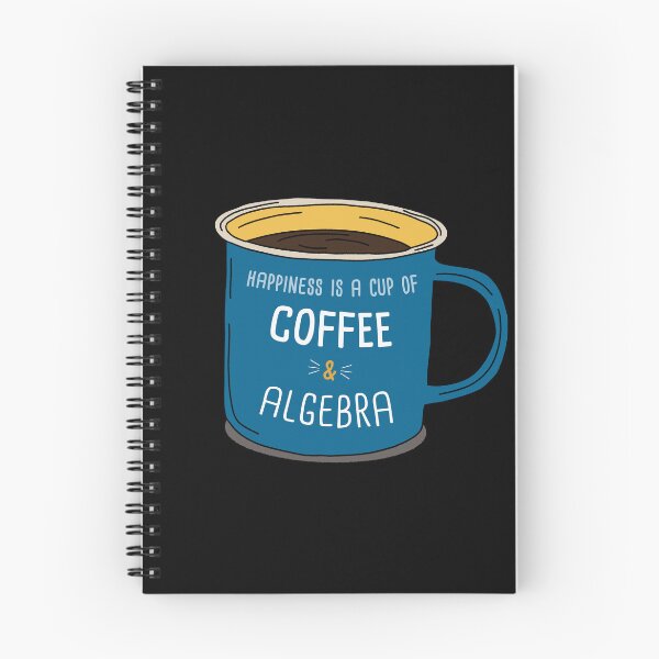 Artikelvorschau, Algebra und Kaffee machen glücklich entworfen und verkauft von orlumbuspirate.