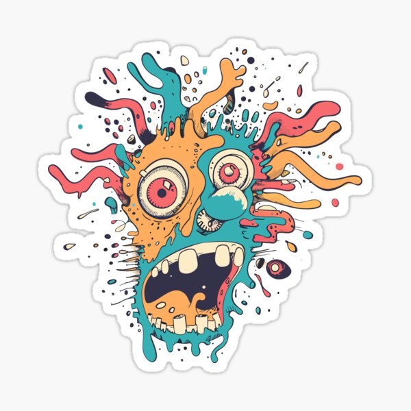 Explosion of Emotions Sticker