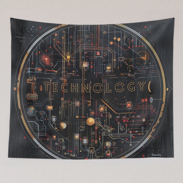 Item preview, Creative Fusion: "Technology" Amidst Electronic Components designed and sold by Ace Apparel  Attire.