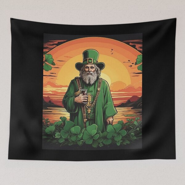 Item preview, St Patricks Day with sunset designed and sold by products4urduke.
