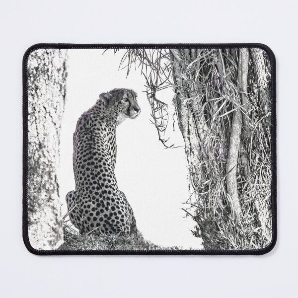 Item preview, Cheetah in Black and White designed and sold by CarolM.