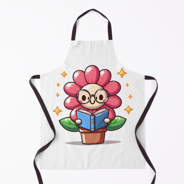 Item preview, Kawaii Flower With Glasses designed and sold by CanvasCutie.