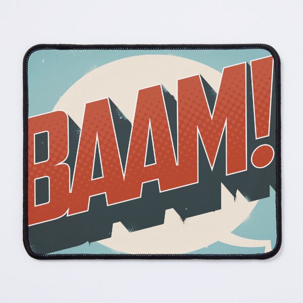 Item preview, BAAM! Typo designed and sold by Bastiano's Nerdiverse.
