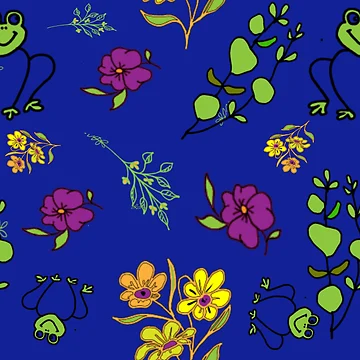 Artwork thumbnail, Frogs In Spring Time by craftynatives