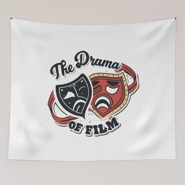Item preview, Classic Comedy and Tragedy Masks - The Drama of Film designed and sold by NiftyWrx.