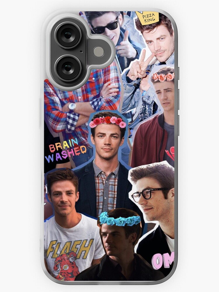 Grant Gustin Collage&rdquo; iPhone Case for Sale by luxvida | Redbubble