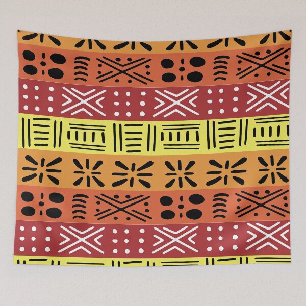 Item preview, African ethnic tribal bogolan designed and sold by Wolagno.