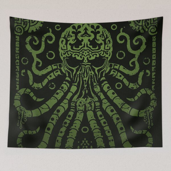 Item preview, Cthulhu - Lovecraft - Tentacle Monster - Eldritch Elder Sign designed and sold by zachholmbergart.