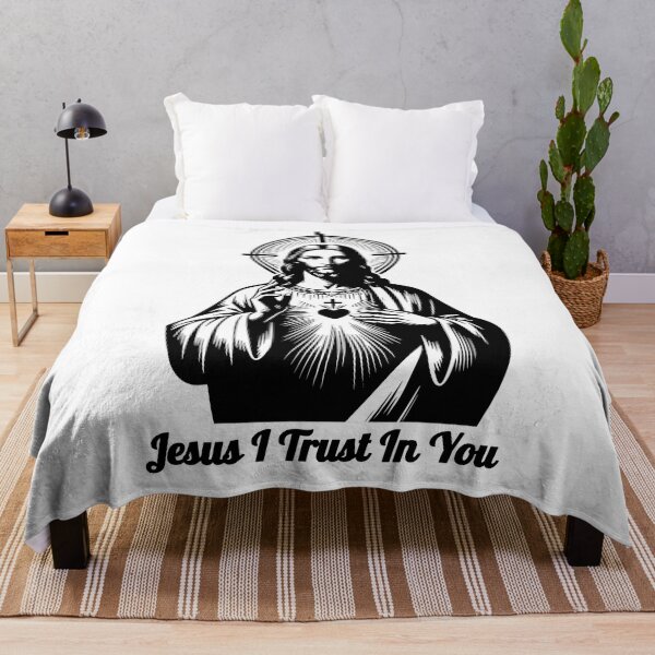 Item preview, Jesus I Trust In You! Black Vector designed and sold by PMCreative.