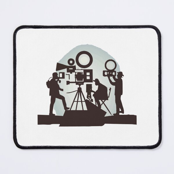 Item preview, Cinematic Film Crew Silhouette designed and sold by NiftyWrx.