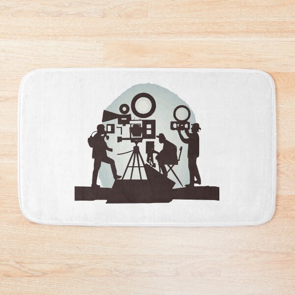 Item preview, Cinematic Film Crew Silhouette designed and sold by NiftyWrx.
