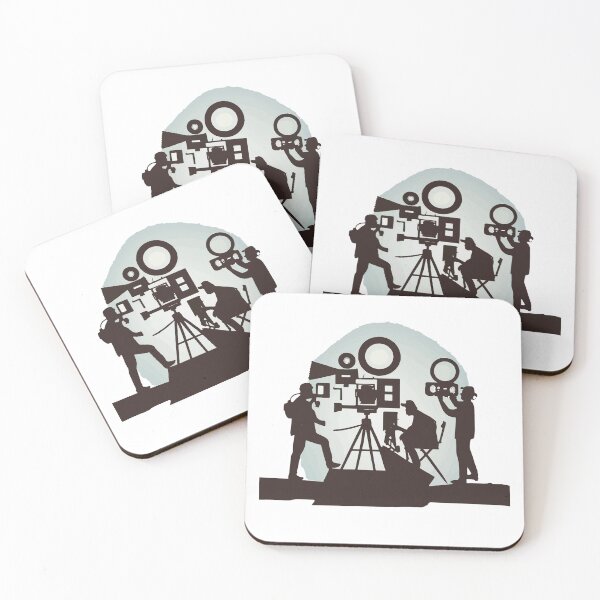 Item preview, Cinematic Film Crew Silhouette designed and sold by NiftyWrx.