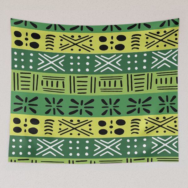 Item preview, Artwork of bogolan fabric designed and sold by Wolagno.