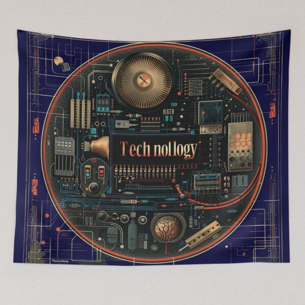 Item preview, Technical Artistry: "Technology" Among Electronic Elements designed and sold by Ace Apparel  Attire.