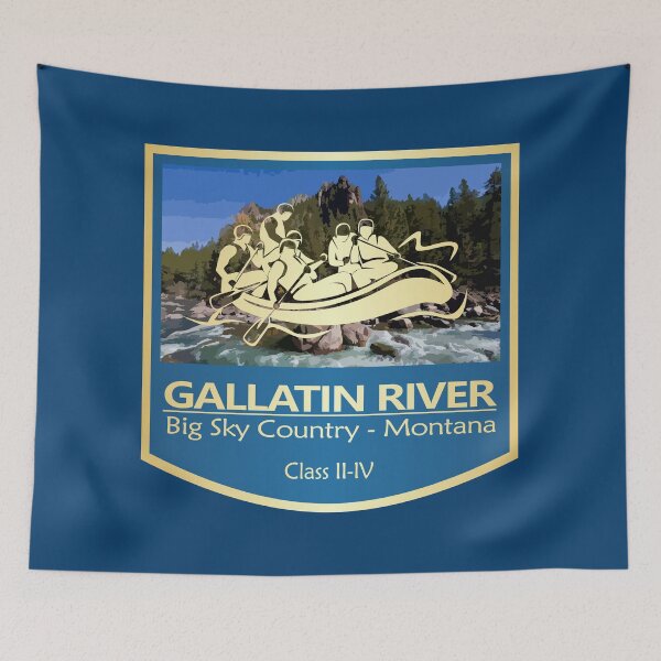 Item preview, Gallatin River (PFK) designed and sold by curranmorgan.