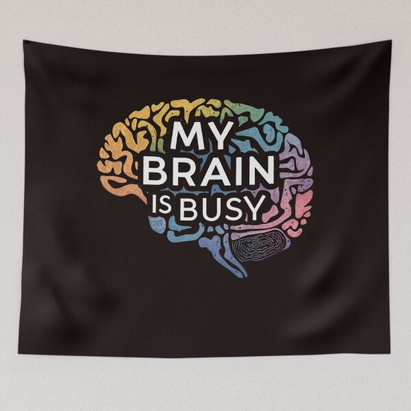 Item preview, Sorry, my brain is busy - colours designed and sold by Endless Projects.