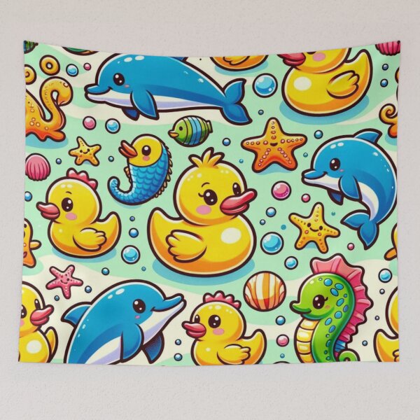 Item preview, Cute Creatures of the Ocean , Cute Animals Inspired Design designed and sold by GPrint001.