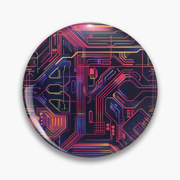 Item preview, Placa de circuito de arco iris psicodélico designed and sold by NuttyCottage.