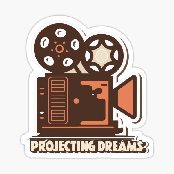 Film Projector Stickers for Sale, Free US Shipping