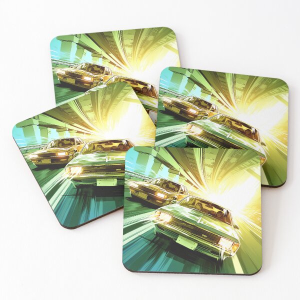 Item preview, Emerald Velocity in a Neon Blur designed and sold by Retro Type.