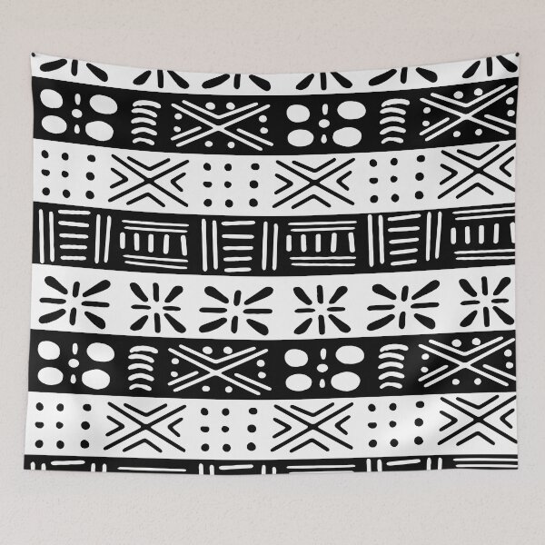 Item preview, Artwork of bogolan fabric designed and sold by Wolagno.