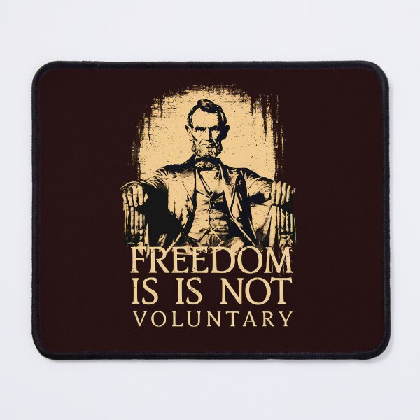 Item preview, Lincoln's Decree - Freedom Quote Art designed and sold by RuyaFab.