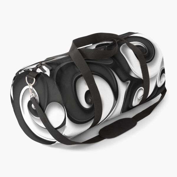 Item preview, Abstract black and white swirl pattern, caravaggesque, rococo whimsy designed and sold by Margival.