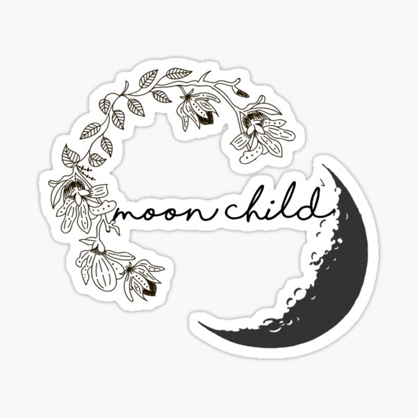 Moon Child Stickers Redbubble