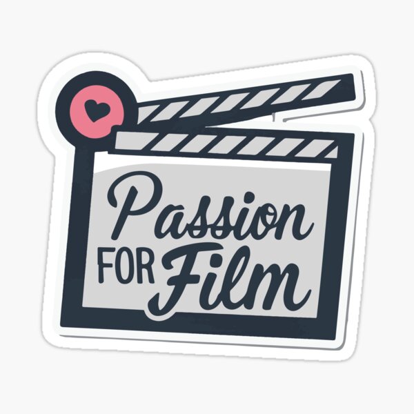 Item preview, Passion for Film Clapperboard Sticker designed and sold by NiftyWrx.
