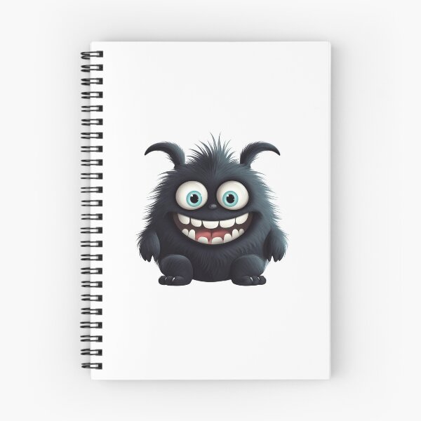Item preview, Fluffy Blue Eyed Monster designed and sold by NicolasGlowArt.